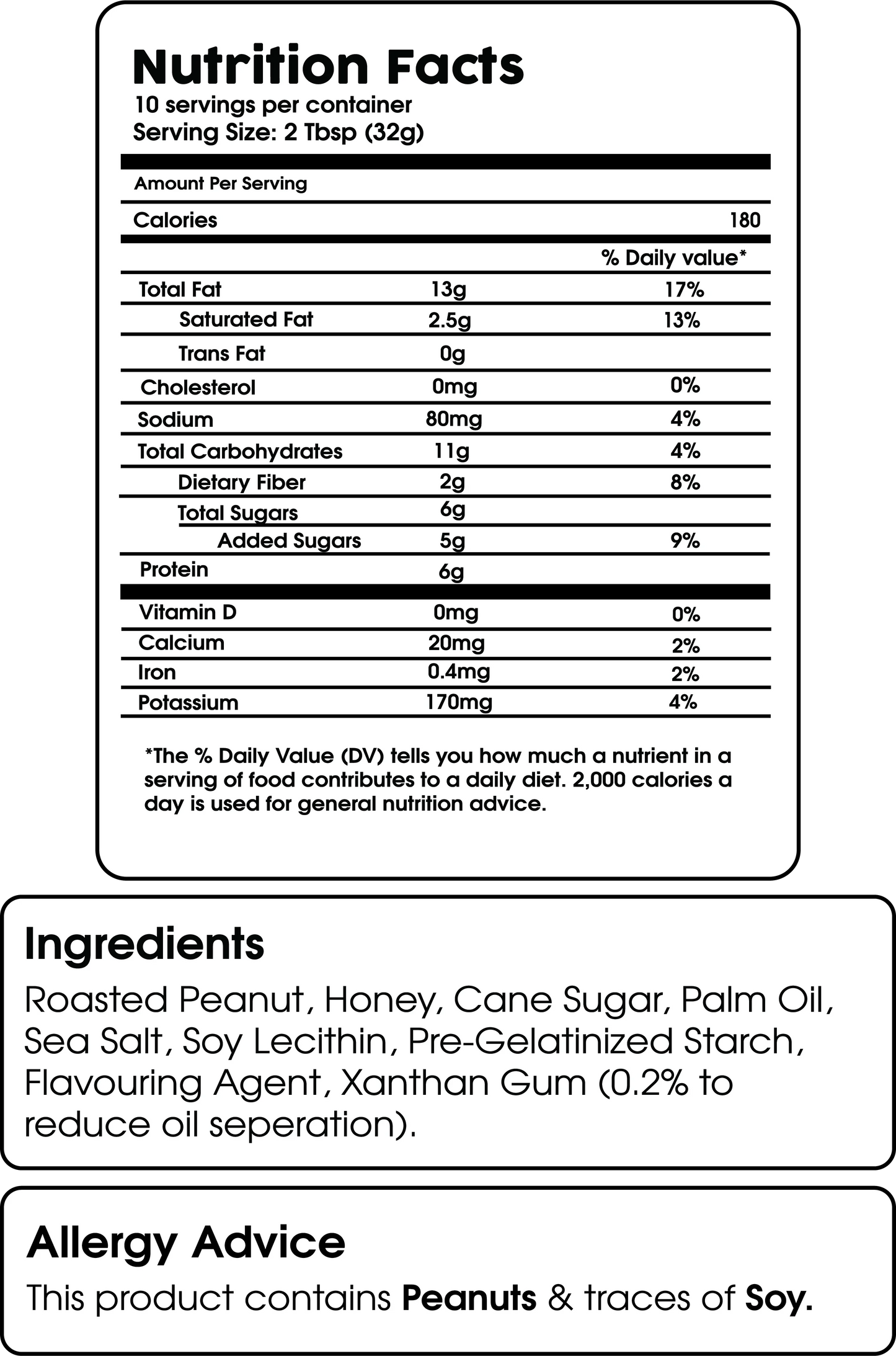 All Natural Chunky – Peanut Butter 340g