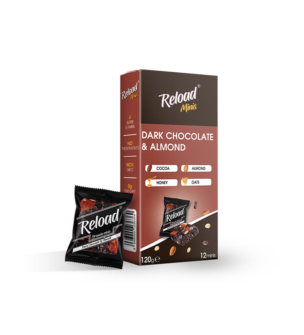 Granola Minis - Dark Chocolate & Almond - Box (12 Minis)