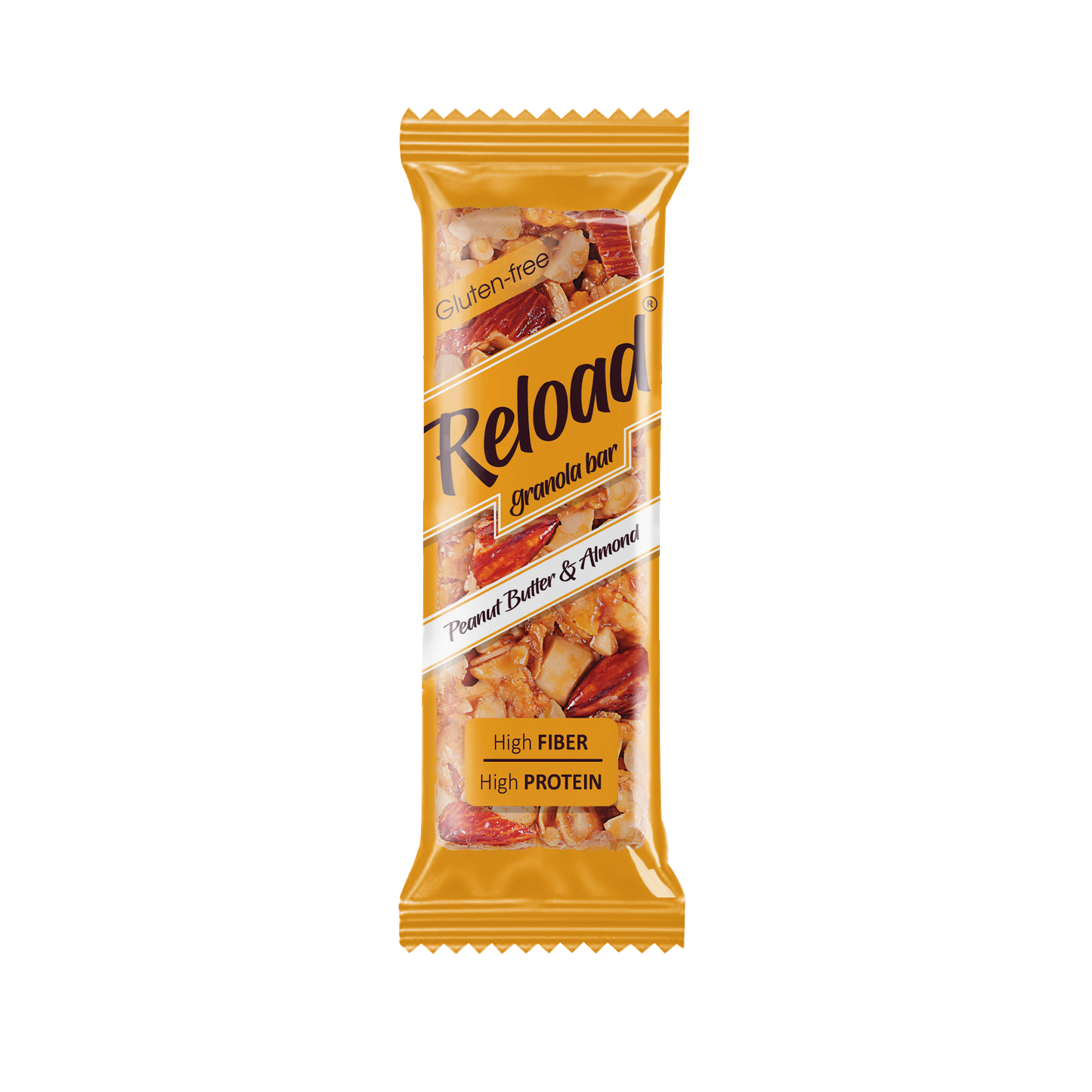 Granola Bar Peanut Butter & Almond – Box (6 Bars)