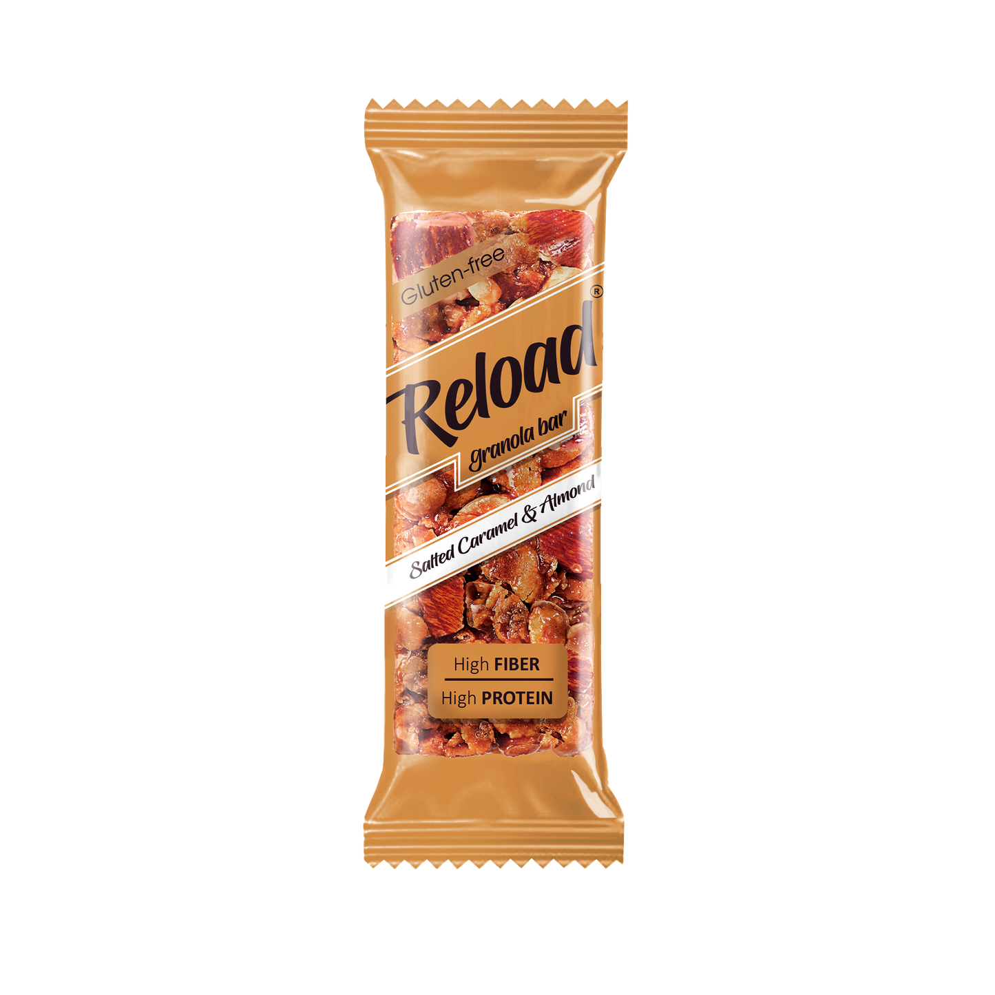 Granola Bar Salted Caramel & Almond – Box (6 Bars)