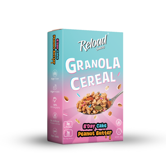 Granola Cereal - B'day Cake Peanut Butter  - 150g