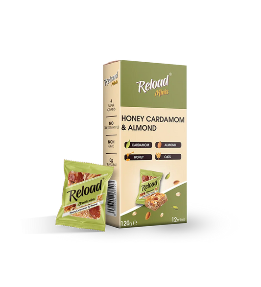 Granola Minis Honey Cardamom & Almond Box (12 Minis) – Pakistan’s Number 1 Granola Bar