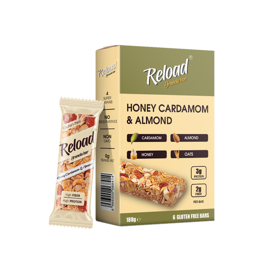 Granola Bar Honey & Cardamom – Box (6 Bars)